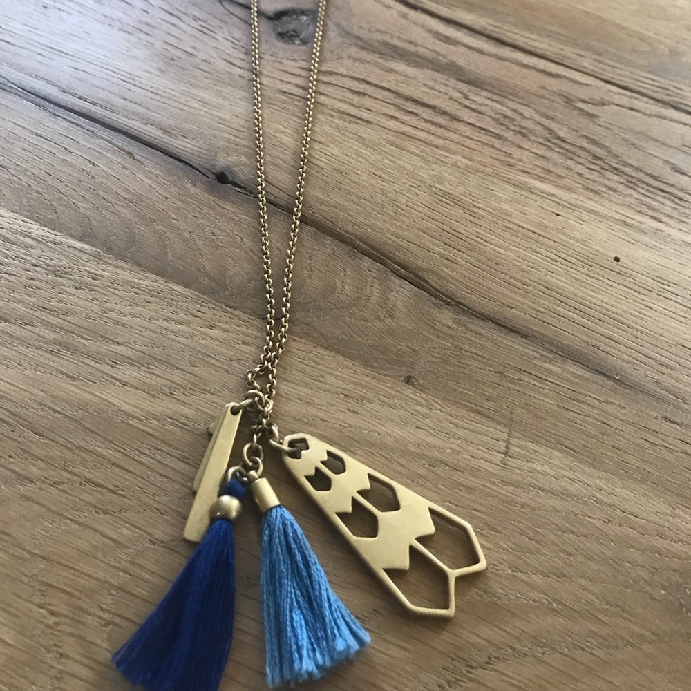 JCrew long necklace like new